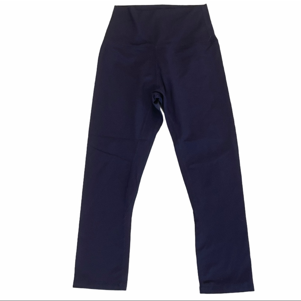 ZYIA Cropped Blue Yoga Leggings Size 2